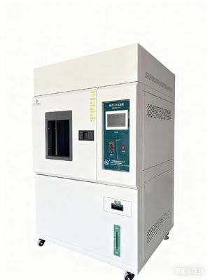 Beli Ruang UV (280-400nm) mensimulasikan penuaan akibat UV, menargetkan kerusakan UV akibat sinar matahari. Ruang xenon (250-800nm) memancarkan spektrum cahaya penuh. Xenon menawarkan simulasi matahari penuh yang realistis. online manufacture