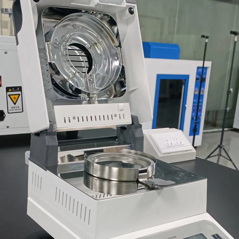 Analyzer Tester Kelembaban Halogen Cepat Biji Kacang untuk Laboratorium 2