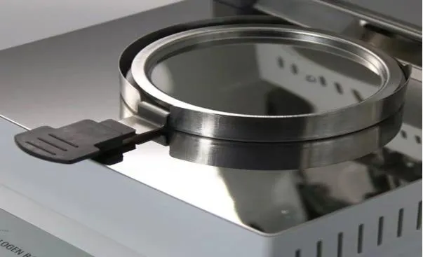 Analyzer Tester Kelembaban Halogen Cepat Biji Kacang untuk Laboratorium 4