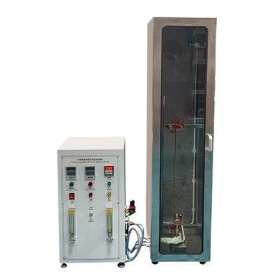 Single Wire Kabel vertikal membakar Flame Test Chamber Mesin Flammability