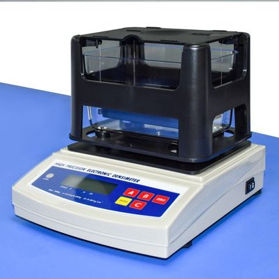Karet Plastik Granules Solid Density Meter Tester Check Machine Presisi tinggi