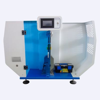 Color Touchscreen Charpy Impact Test Machine Plastik penguji karet