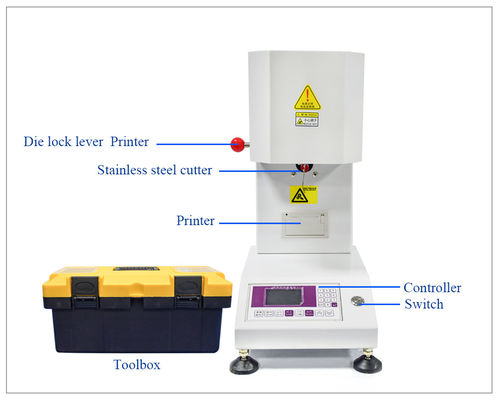 PP Polypropylene Plastic Testing Equipment Melt Flow Index Tester Instrumen untuk pengujian polimer