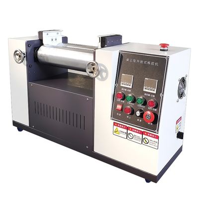 Laboratorium Dua Roll Mill Mesin Untuk Campuran Karet Untuk Tes Karet