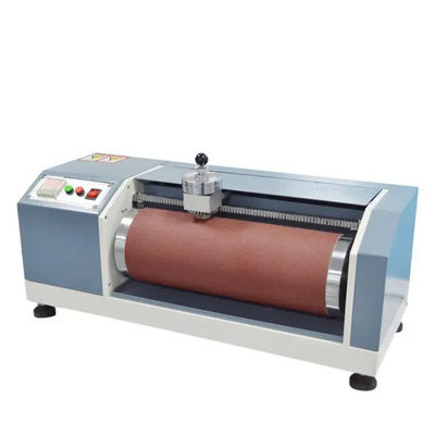 Laboratorium DIN Mesin penguji ketahanan abrasi kain 110V 40rpm