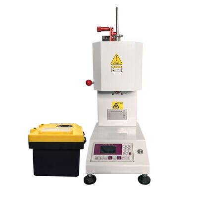 Key Stroke MFR MVR Melt Flow MFI Testing Machine untuk bahan plastik dan karet