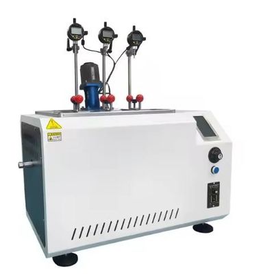 Enam Rak Plastik HDT Vicat Tester Measuring Point Deformasi Mesin Uji